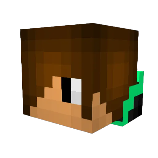 minecraftbeast97 Minecraft avatar head, 3D render