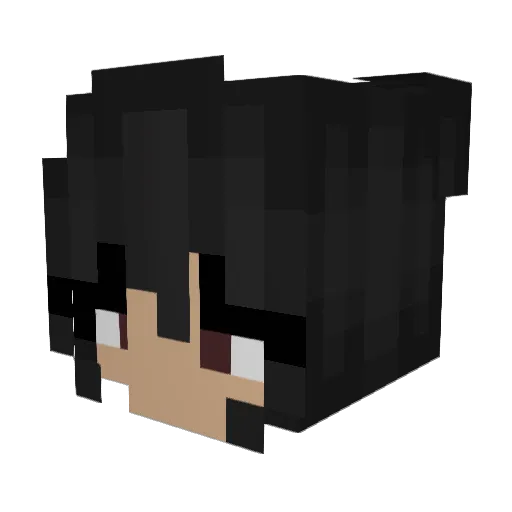 minecraftbee48 Minecraft avatar head, 3D render