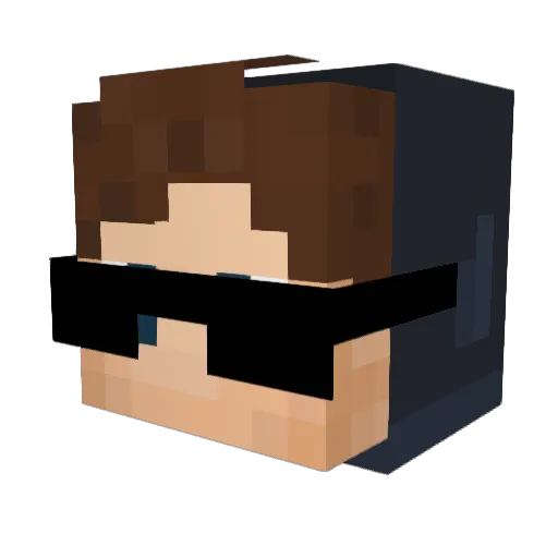 minecraftboi131 Minecraft avatar head, 3D render