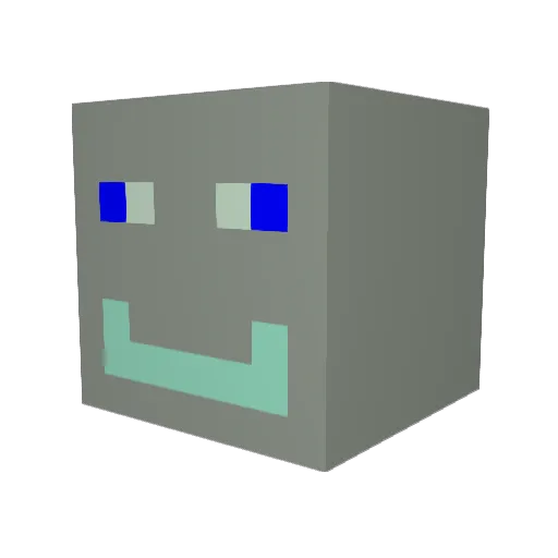 minecraftcrazy85 Minecraft avatar head, 3D render