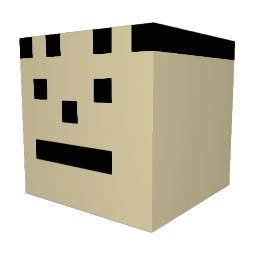 minecraftdudeguy Minecraft avatar head, 3D render