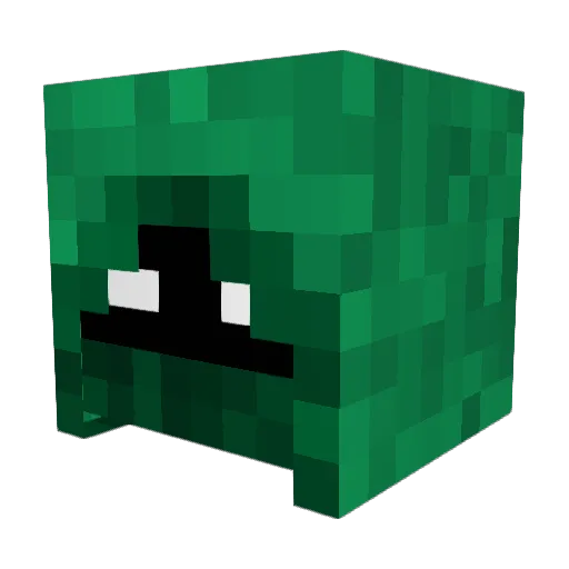 minecrafteevee13 Minecraft avatar head, 3D render