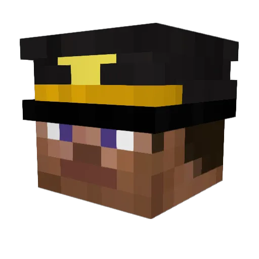 minecrafter1016 Minecraft avatar head, 3D render