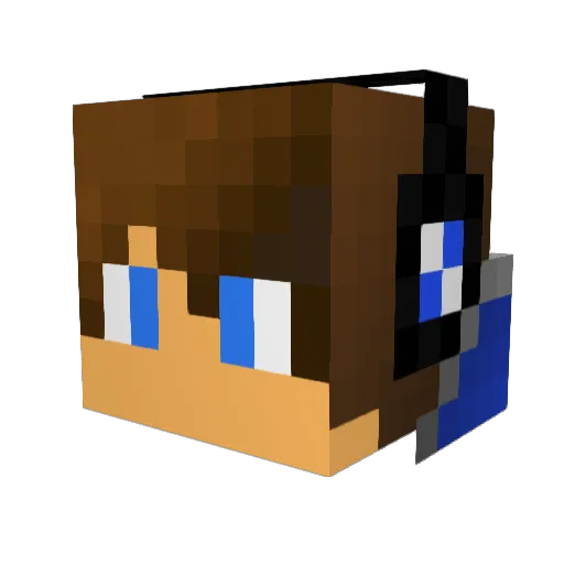minecrafter12158 Minecraft avatar head, 3D render