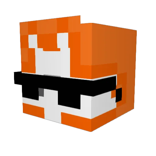 minecrafter2118 Minecraft avatar head, 3D render