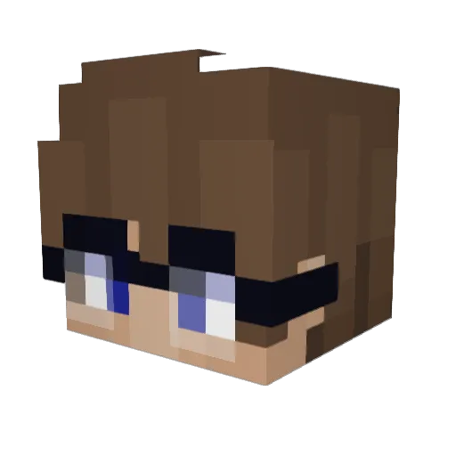 minecrafter720 Minecraft avatar head, 3D render