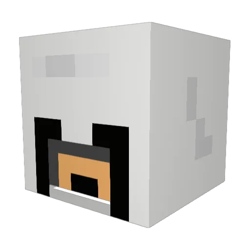 minecrafteradri Minecraft avatar head, 3D render