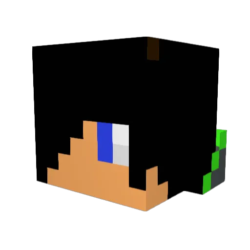 minecraftgamer50 Minecraft avatar head, 3D render