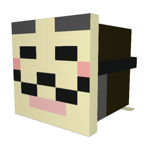 minecraftgeek86 Minecraft avatar head, 3D render