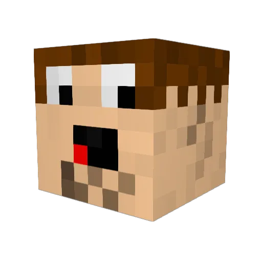 minecraftgirl311 Minecraft avatar head, 3D render