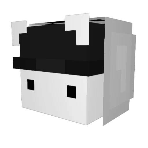 minecrafthottie4 Minecraft avatar head, 3D render