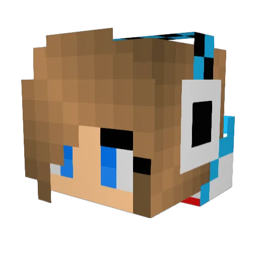 minecraftizzy123 Minecraft avatar head, 3D render