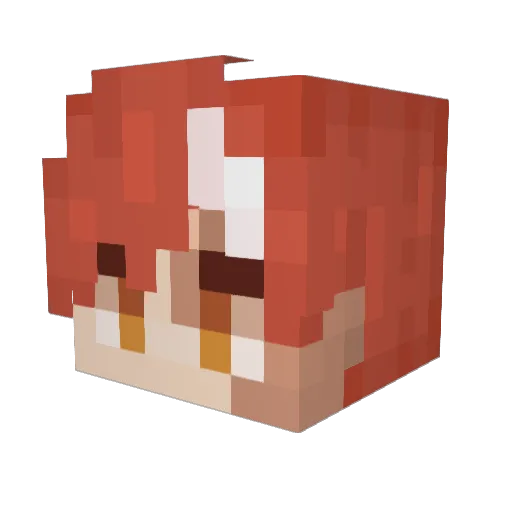 minecraftjorker4 Minecraft avatar head, 3D render