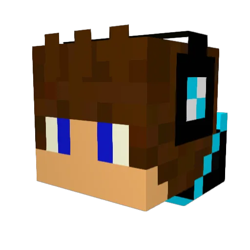 minecraftkaller Minecraft avatar head, 3D render