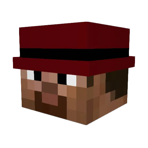 minecraftking514 Minecraft avatar head, 3D render