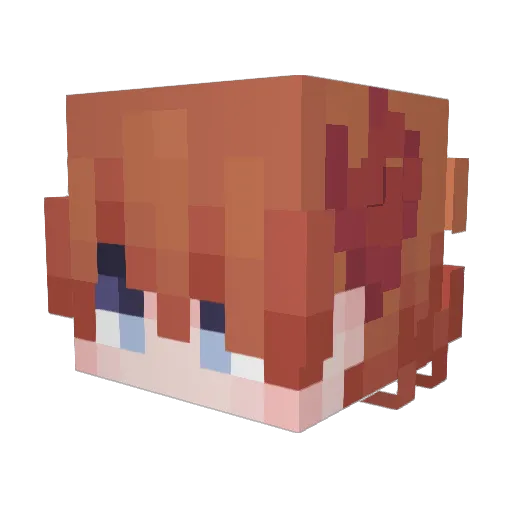 minecraftkit_y Minecraft avatar head, 3D render