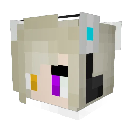 minecraftlolmag Minecraft avatar head, 3D render