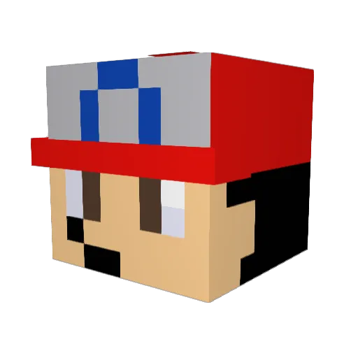 minecraftmankr Minecraft avatar head, 3D render