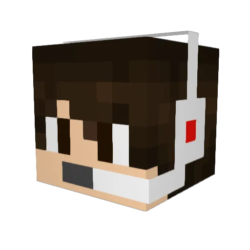 minecraftpro681 Minecraft avatar head, 3D render