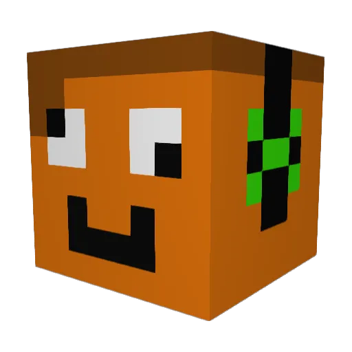 minecraftpro7776 Minecraft avatar head, 3D render