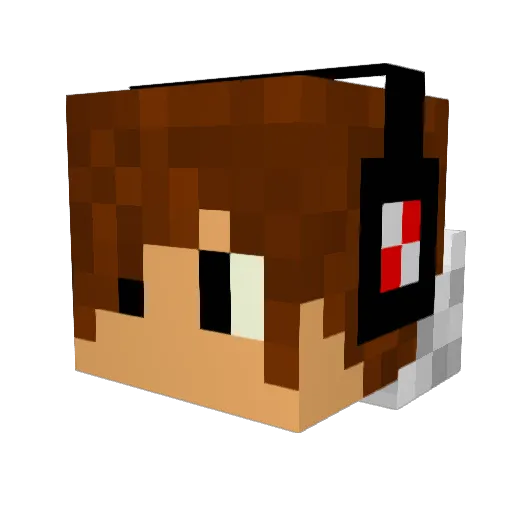 minecraftrat12 Minecraft avatar head, 3D render