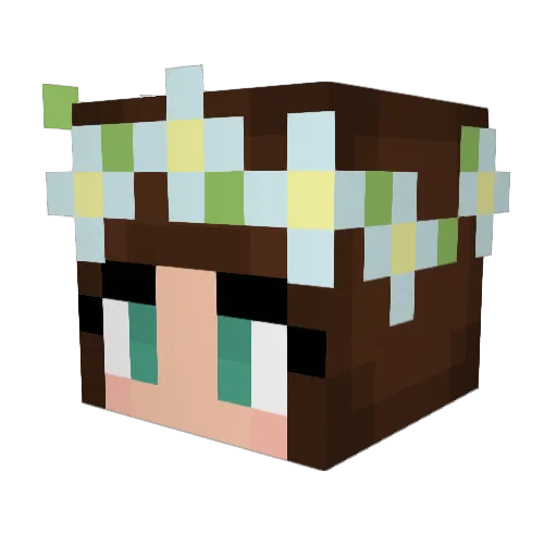 minecraftskies Minecraft avatar head, 3D render