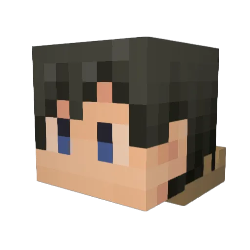 minecraftsuke Minecraft avatar head, 3D render