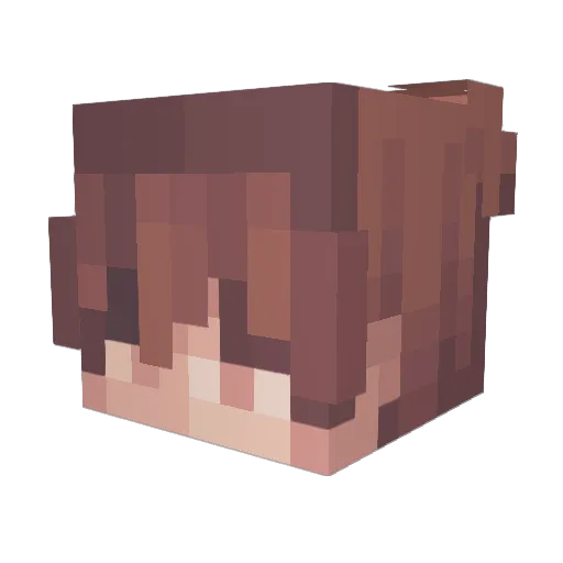 minecraftsuxalot Minecraft avatar head, 3D render