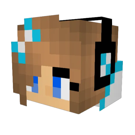 minecraftsward Minecraft avatar head, 3D render