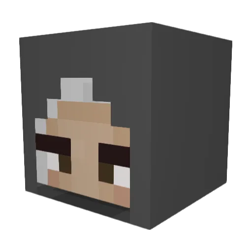 minecrafttr Minecraft avatar head, 3D render
