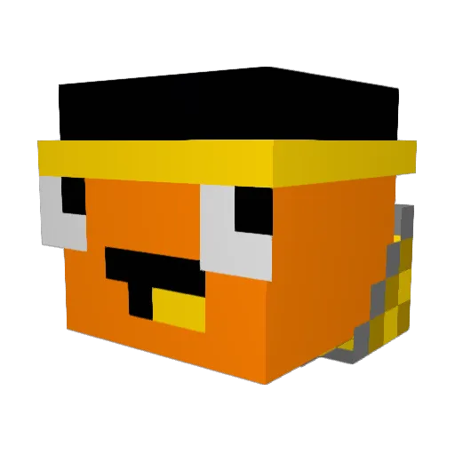 minecraftuser1st Minecraft avatar head, 3D render