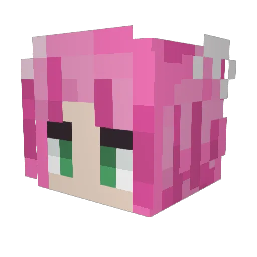 minecraftzac Minecraft avatar head, 3D render