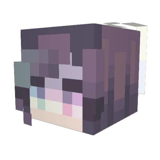 minedcrafts Minecraft avatar head, 3D render