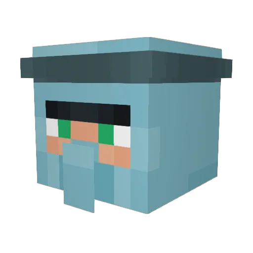 minefelix5000 Minecraft avatar head, 3D render