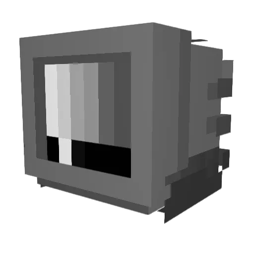 minefrf Minecraft avatar head, 3D render