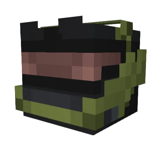 mineguy117 Minecraft avatar head, 3D render