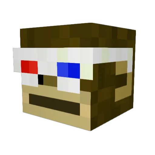minehorror991 Minecraft avatar head, 3D render