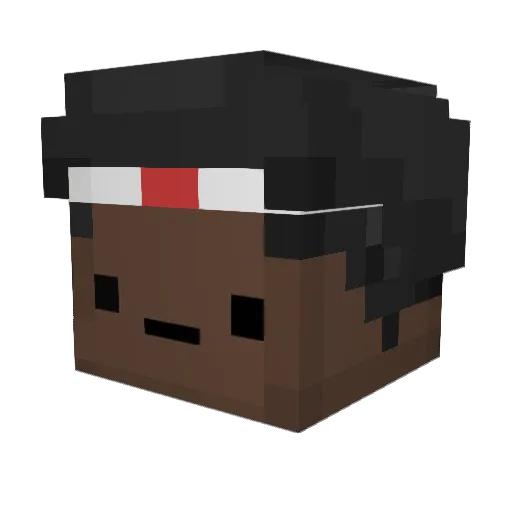 minekwaff Minecraft avatar head, 3D render