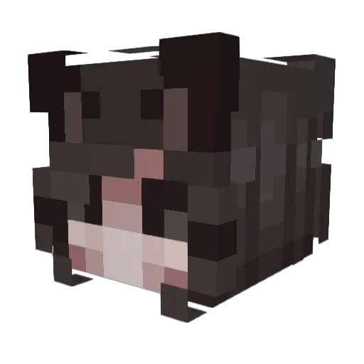 minenerd Minecraft avatar head, 3D render