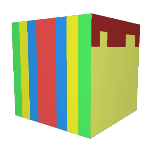 minepro_12 Minecraft avatar head, 3D render