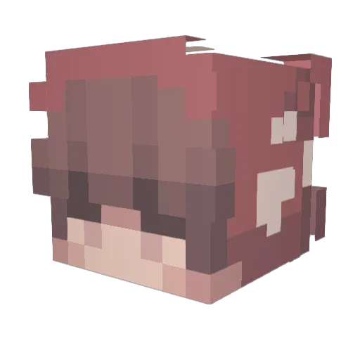 miner711 Minecraft avatar head, 3D render