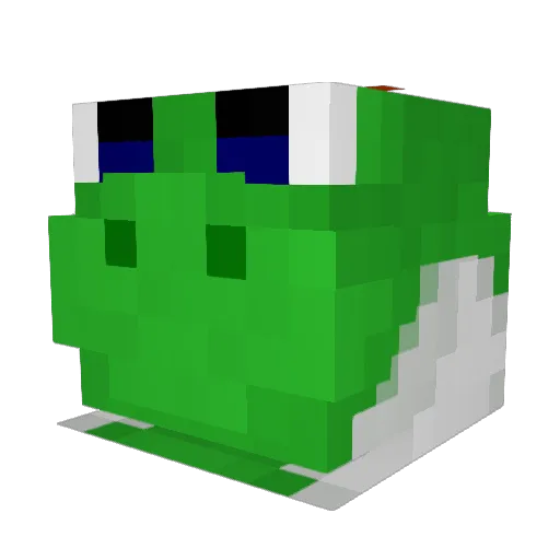miner77 Minecraft avatar head, 3D render