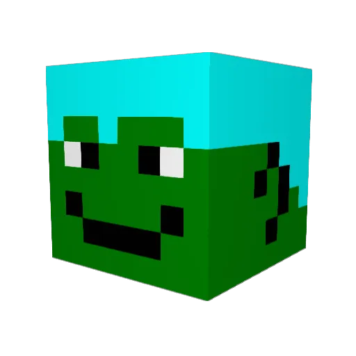 miner98dk Minecraft avatar head, 3D render