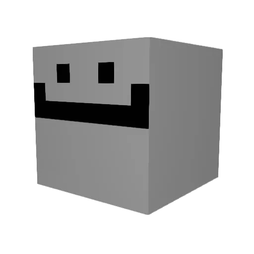 miner_7684 Minecraft avatar head, 3D render