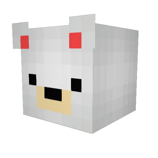 miner_juni Minecraft avatar head, 3D render