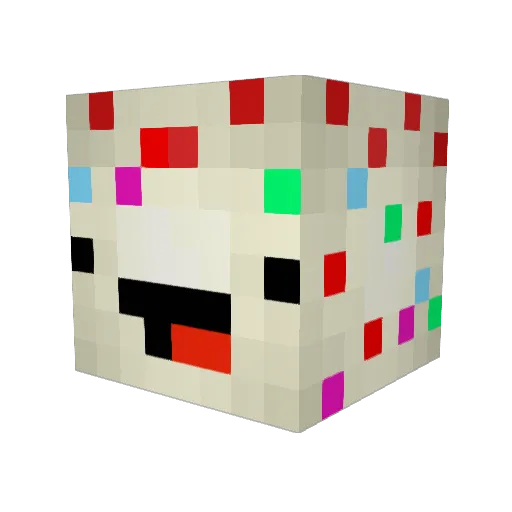 minercake1234 Minecraft avatar head, 3D render