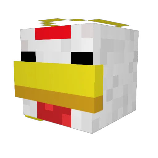 minerdamon05 Minecraft avatar head, 3D render