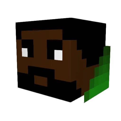 minerdude093 Minecraft avatar head, 3D render