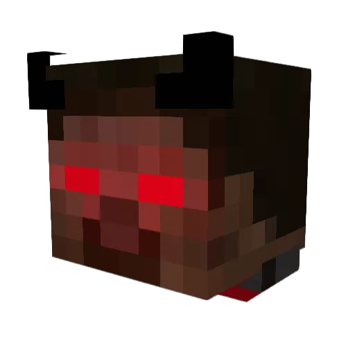 minerman22001 Minecraft avatar head, 3D render