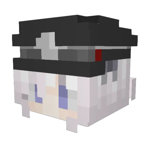 minerman3720 Minecraft avatar head, 3D render